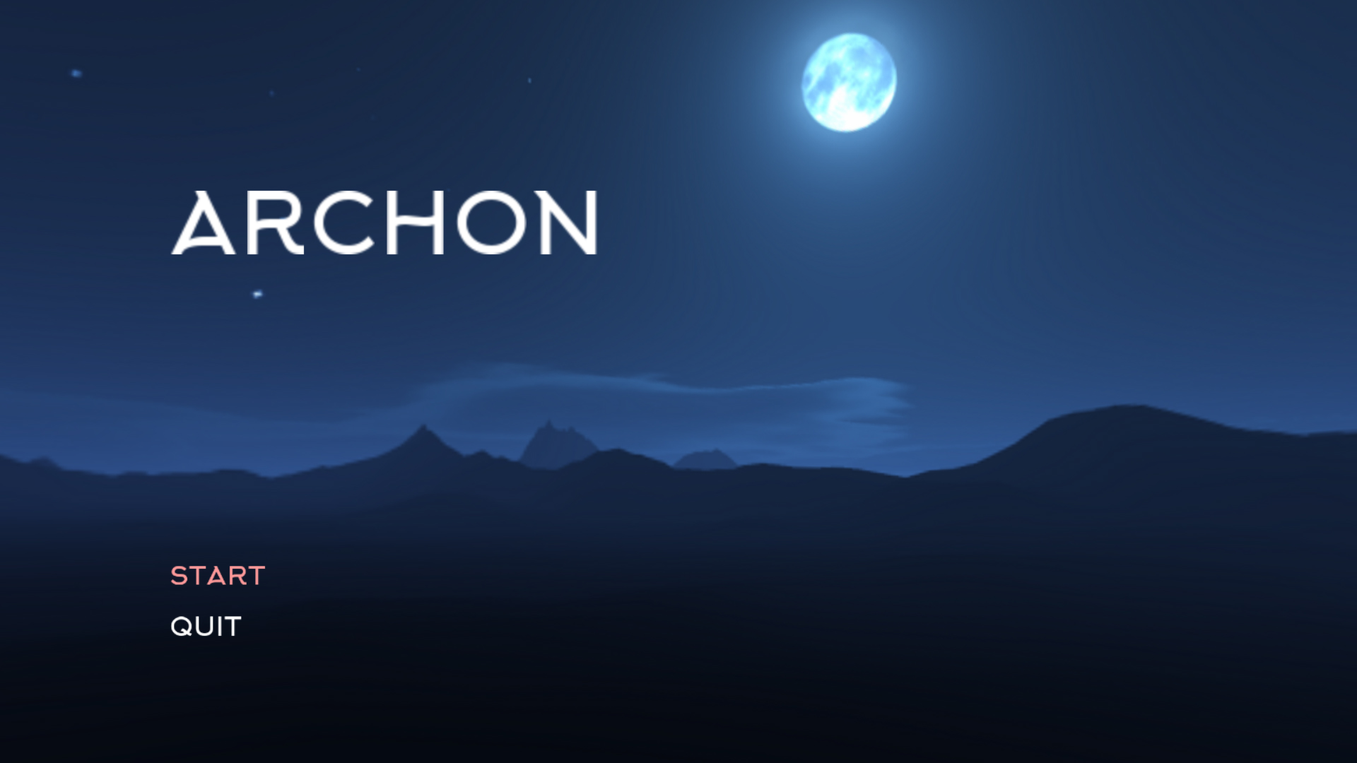 Title screen of Archon